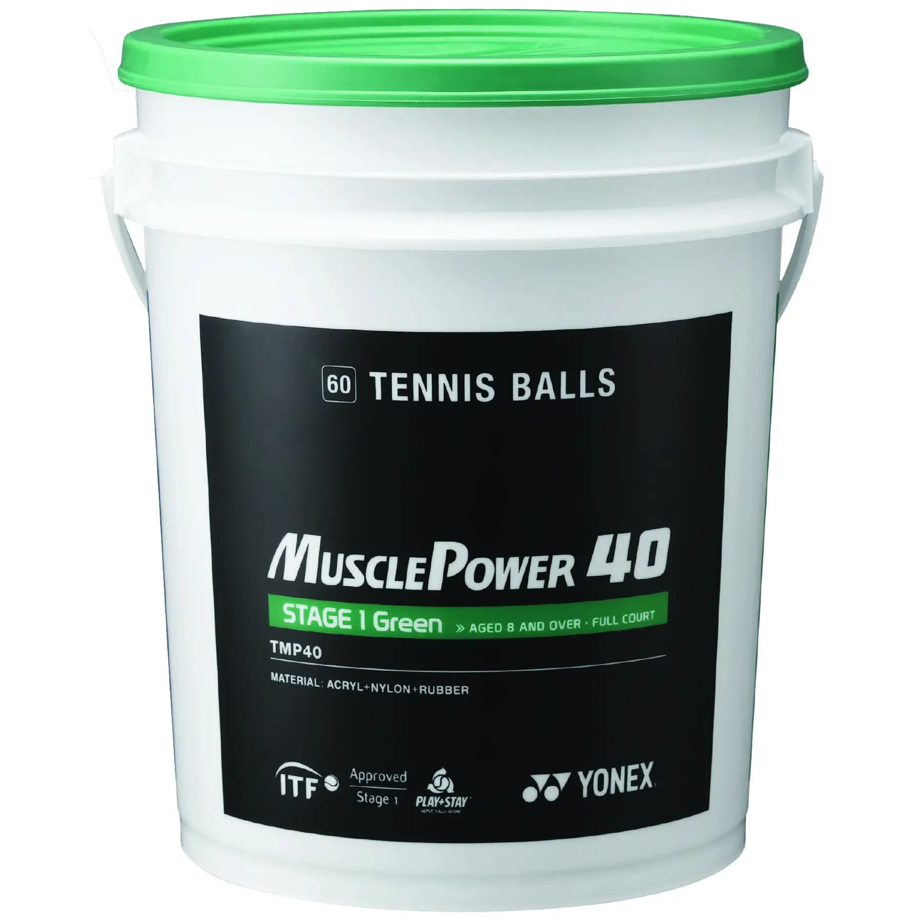 Baril balles tennis Yonex TMP-40 (x60)