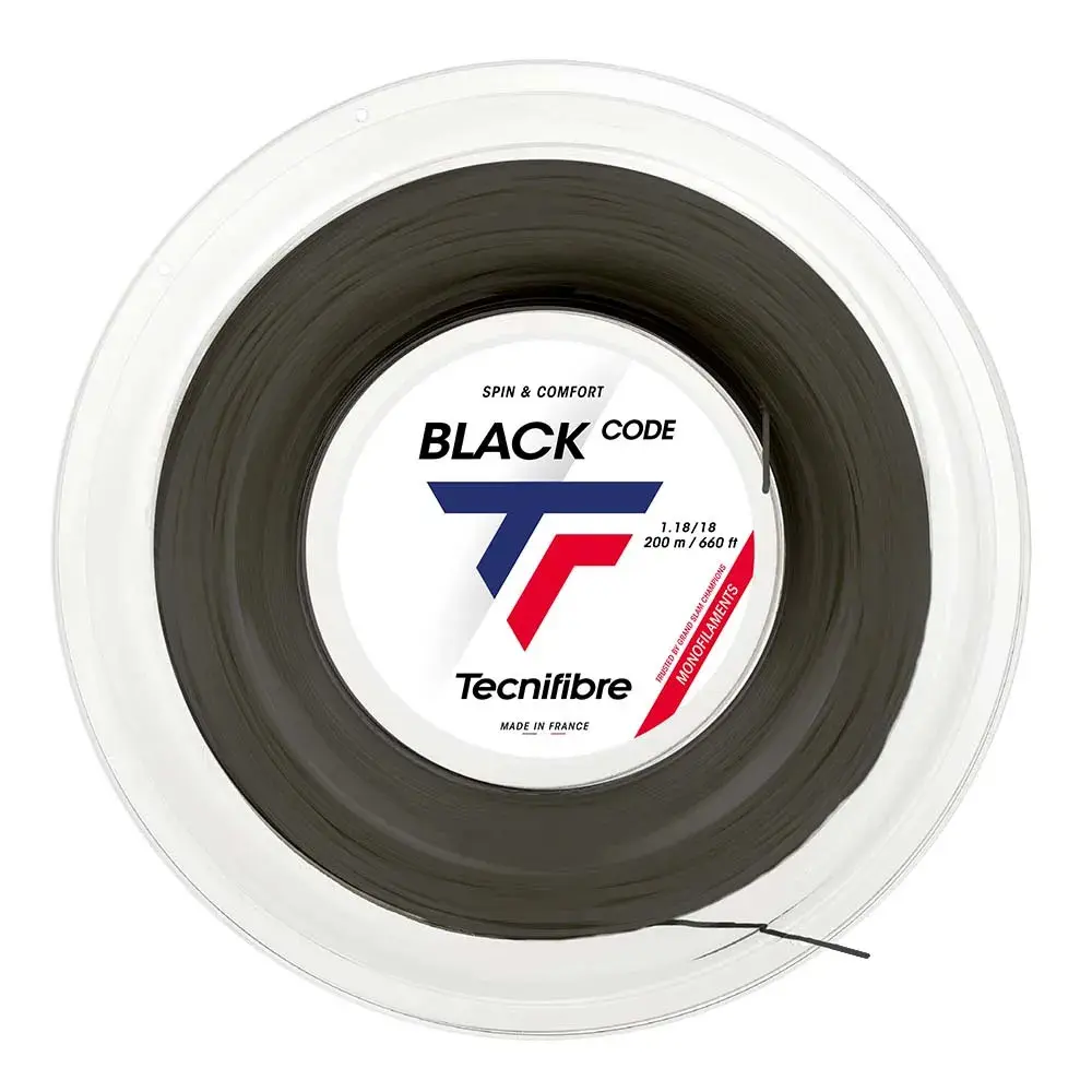 Cordage de tennis Tecnifibre Black Code 200 m