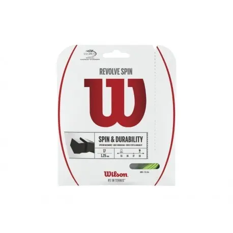 Cordage de tennis Wilson Revolve Spin 17